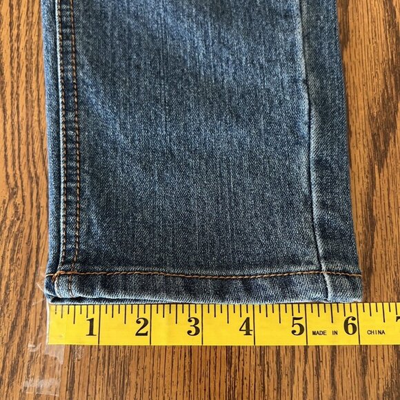 NWOT Faded Glory Boys Stretch Blue Jeans Size 12 Adjustable Waistband Slim Leg - Picture 10 of 10